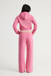 Straight Leg Track Pant, NTN WASHED HYPER PINK - example image 3