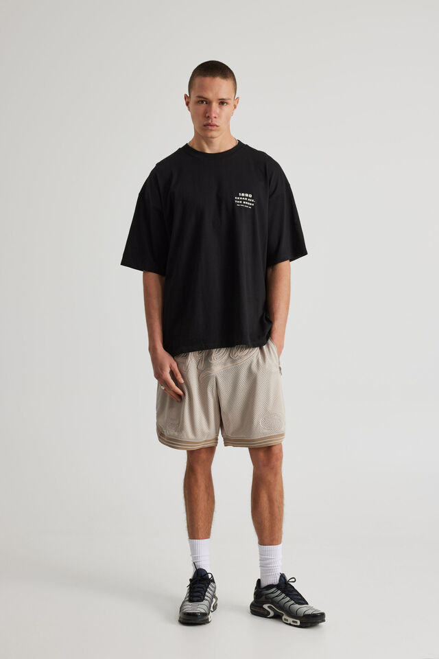 Box Fit Unified Tshirt, UC BLACK/1890 CEDAR AVE
