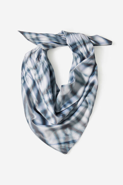 Animal Print Headscarf, ABSTRACT ZEBRA