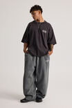 Notion Boxy Cropped Heavyweight Tshirt, NTN BLACK ACID/ALL STARING - alternate image 2