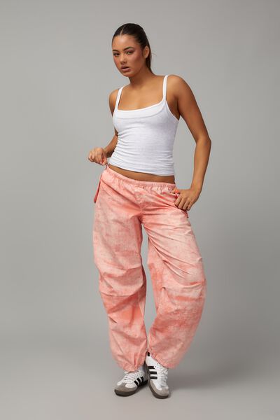 Side Toggle Parachute Pant, RENDER/PEACH