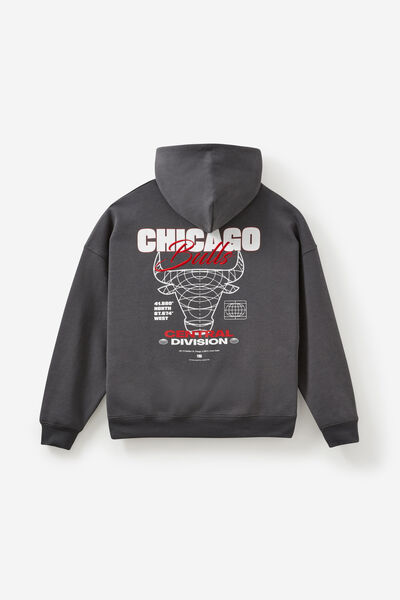 Nba Hoodie, LCN NBA BULLS SLATE/CENTRAL DIVISION