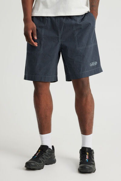 Half Half Pull On Short, MIDNIGHT CHECK