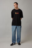 Half Half X Garfield T Shirt, LCN GAR BLACK/GARFIELD DELI - alternate image 3
