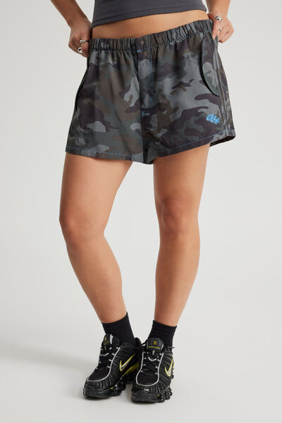 Open Gallery Off Duty Pull On Short, BELUGA CAMO