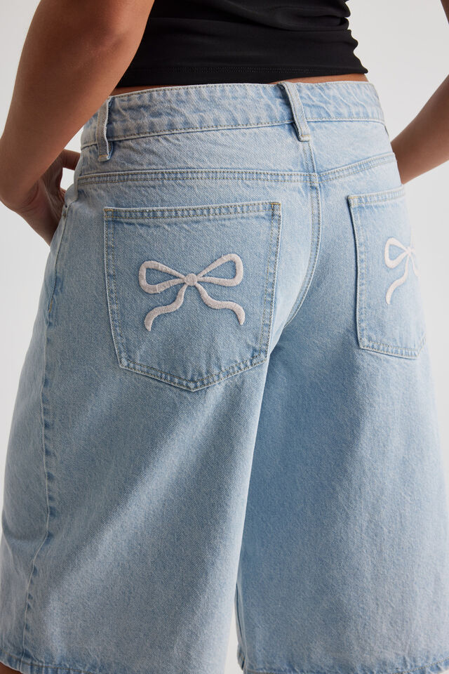 Mega Baggy Jort, FADED BLUE