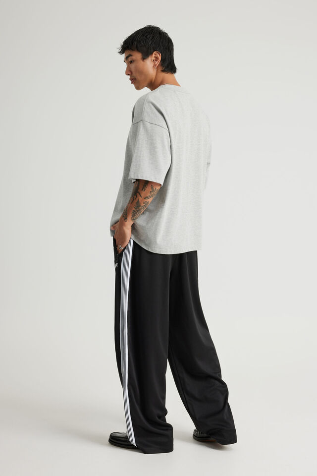 Open Gallery Wide Leg Track Pant, OG BLACK