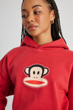 Lcn Paul Frank Original Hoodie, LCN PAU RANCH RED/PAUL FRANK - alternate image 4