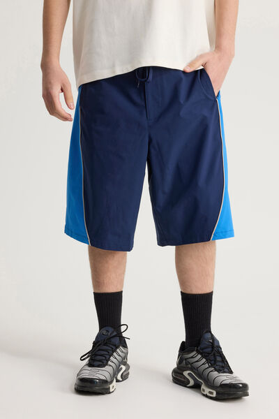 Half Half Panelled Boardshort, SEAL/WAVE PANELLING