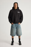Half Half Hoodie, HH BLACK/HARD WEAR - alternate image 2