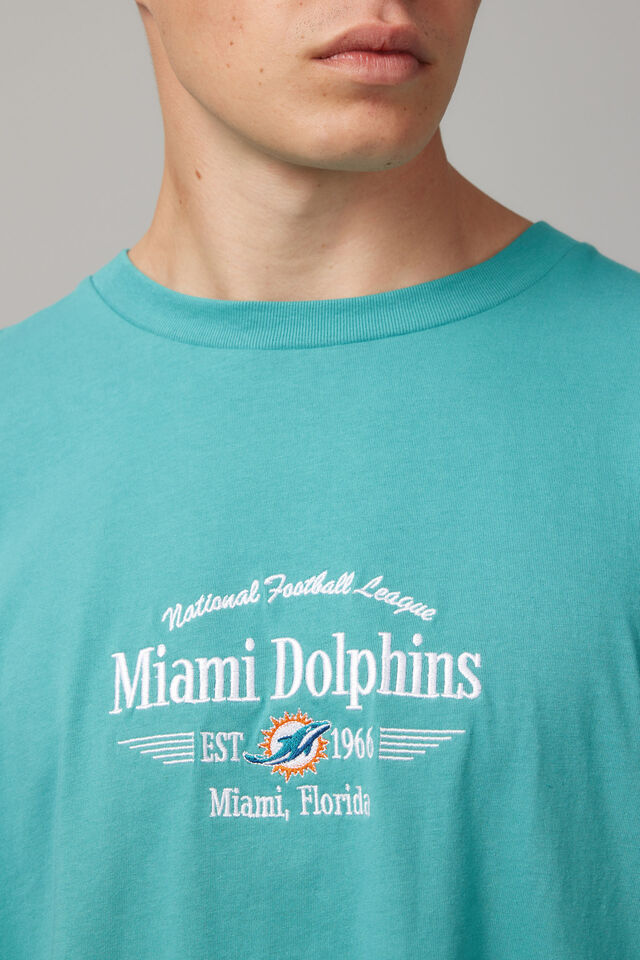 Box Fit Nfl Tshirt, LCN NFL TEAL/MIAMI DOLPHINS NEW PREP