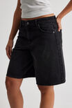 Billy Baggy Jort, WASHED BLACK - alternate image 4