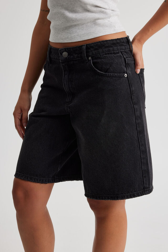 Billy Baggy Jort, WASHED BLACK