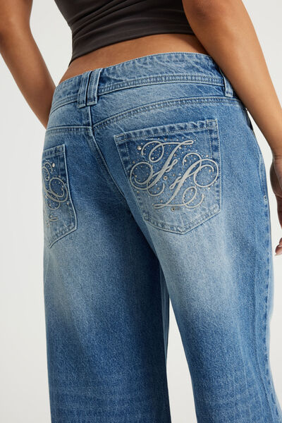 Era Low Super Wide Jean, COSMOS/PKT EMB