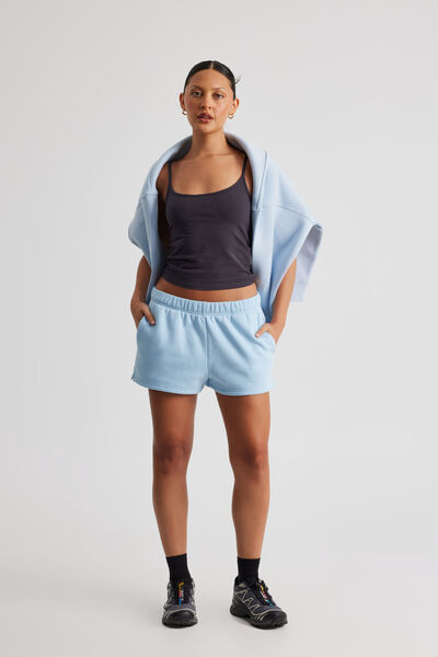 Street Fleece Short, AIRY BLUE