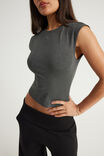 Authentics Extended Sleeve Top, DARK MARLE - example image 4