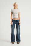 Twin Peak Bootcut Jean, LUNA INDIGO/PKT EMB - example image 1