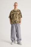 Half Half Baggy Trackpant, HH CONCRETE/PANEL - alternate image 2