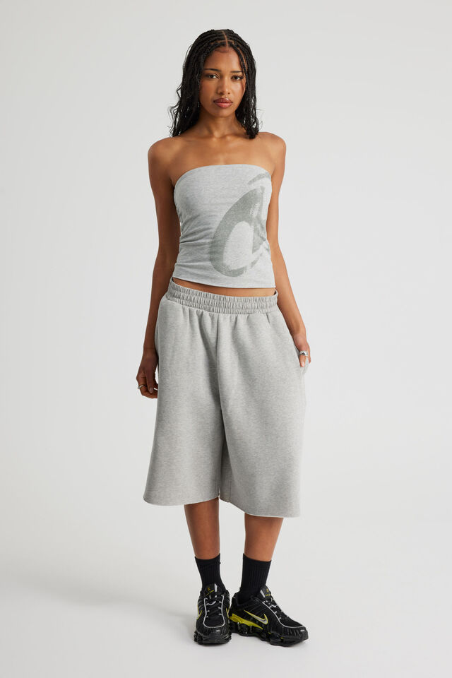 Graphic Bandeau, GREY MARLE/NTN