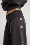 Wide Waistband Trackpant, WASHED BLACK/EYELET - alternate image 4