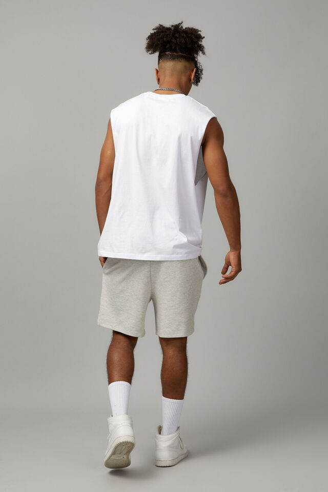 Nfl Textured Knit Track Short, LCN NFL GREY MARLE/DOLPHINS