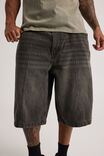 Half Half El Grande Denim Short, GREY PINTUCK - alternate image 4