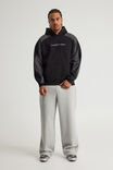 Half Half Hoodie, HH BLACK/SLATE PANEL - alternate image 2