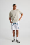 North Carolina Basketball Short, LCN UNC WHITE/CAROLINA CURVE - alternate image 2