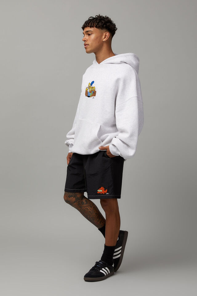 Simpsons Street Short, LCN SIM BLACK/BLINKY THE THREE-EYE FISH