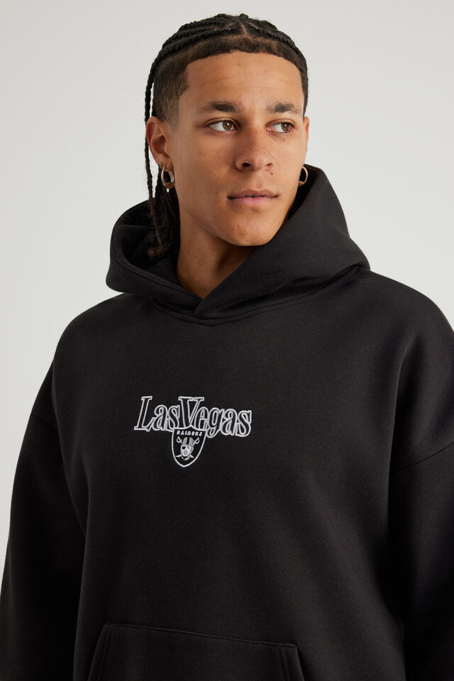 Nfl Hoodie, LCN NFL BLACK/RAIDERS LARGE