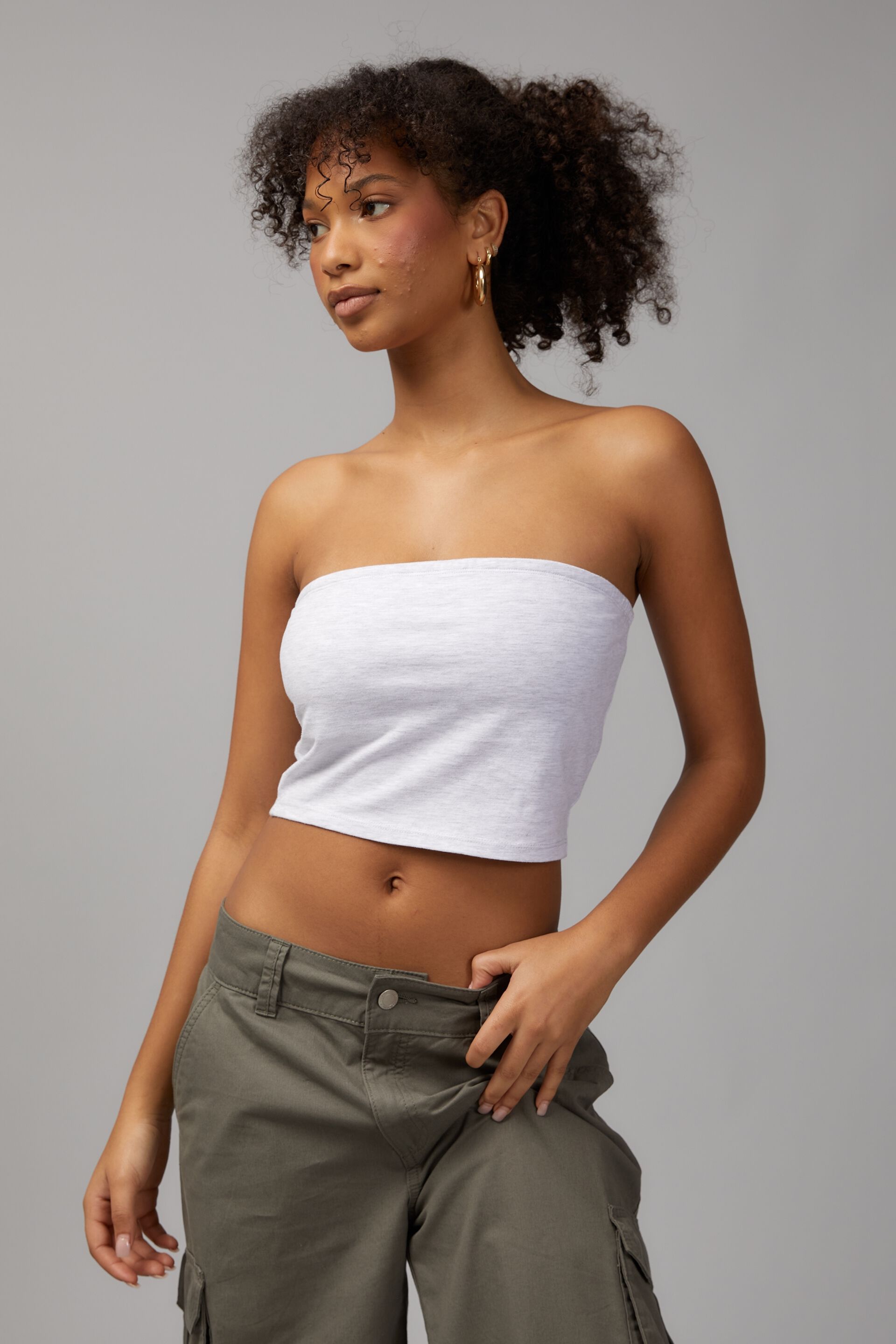 Crop Jersey Tube Top