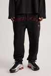 Nba Track Pant, LCN NBA BLACK/BULLS SUPERSCRIPT - alternate image 2