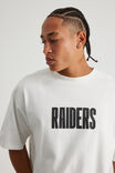 Box Fit Nfl Tshirt, LCN NFL CLOUD/RAIDERS TEXT - alternate image 4