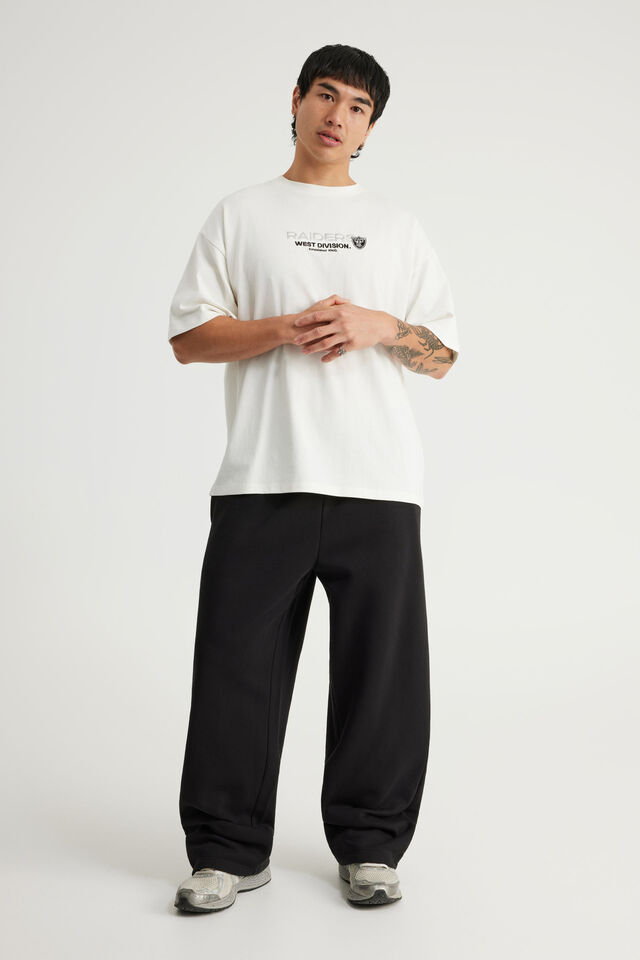 Box Fit Nfl Tshirt, LCN NFL CLOUD/RAIDERS CURVE SUPERSCRIPT