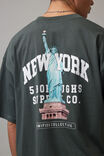 Box Fit Unified Tshirt, UC STORM GREEN/NEW YORK LIBERTY CITY - alternate image 4