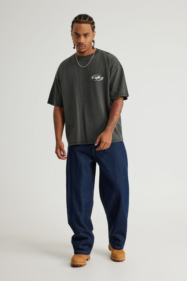 Notion Vintage Graphic Tshirt, NTN WASHED BLACK/BLANK STATE