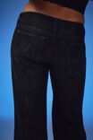 Luca Low Rise Bootleg Jean, LILLITH BLACK/ANGEL WINGS - example image 1