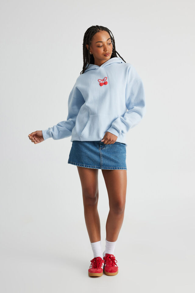 Original Hoodie, CLOUD BLUE/MON CHERRI