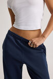Cuffed Slouchy Trackpant, NAVY BLAZER - alternate image 4