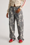 Mid Rise Cargo Jean, WOODLAND CAMO - alternate image 2