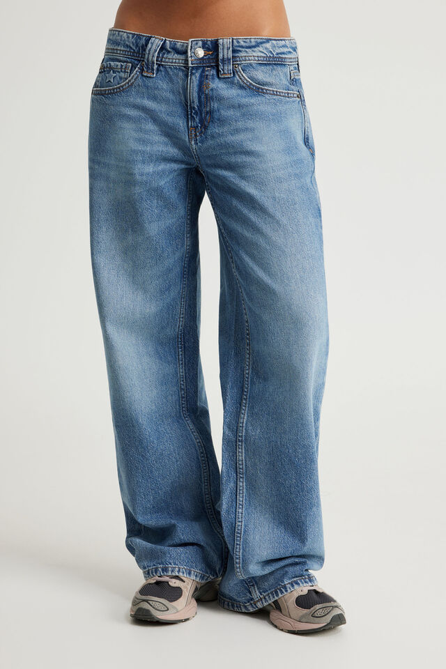 Luca Low Rise Jean, INDYWORN BLUE