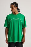 Half Half Oversized T Shirt, HH FERN GREEN/HALF HALF SEAM - alternate image 1