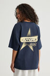 Oversized Graphic Tee, WASHED NAVY BLAZER/AMORE STAR - alternate image 3