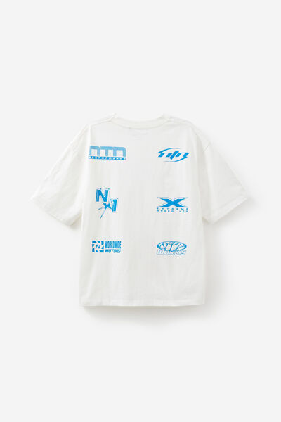 Notion Vintage Box Fit Graphic Tshirt, NTN CLOUD/LOGO COLLAGE