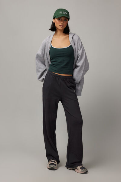 Graphic Straight Leg Trackpant, PHANTOM/NY DOVE GREY