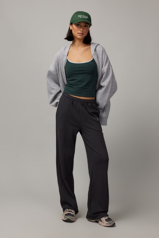 Graphic Straight Leg Trackpant, PHANTOM/NY DOVE GREY