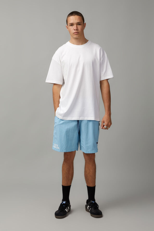 Basic Oversized T Shirt, WHITE