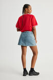The Everyday Denim Skirt, WESTERN BLUE - alternate image 3