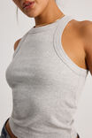 Harley Racer Tank, GREY MARLE - alternate image 4