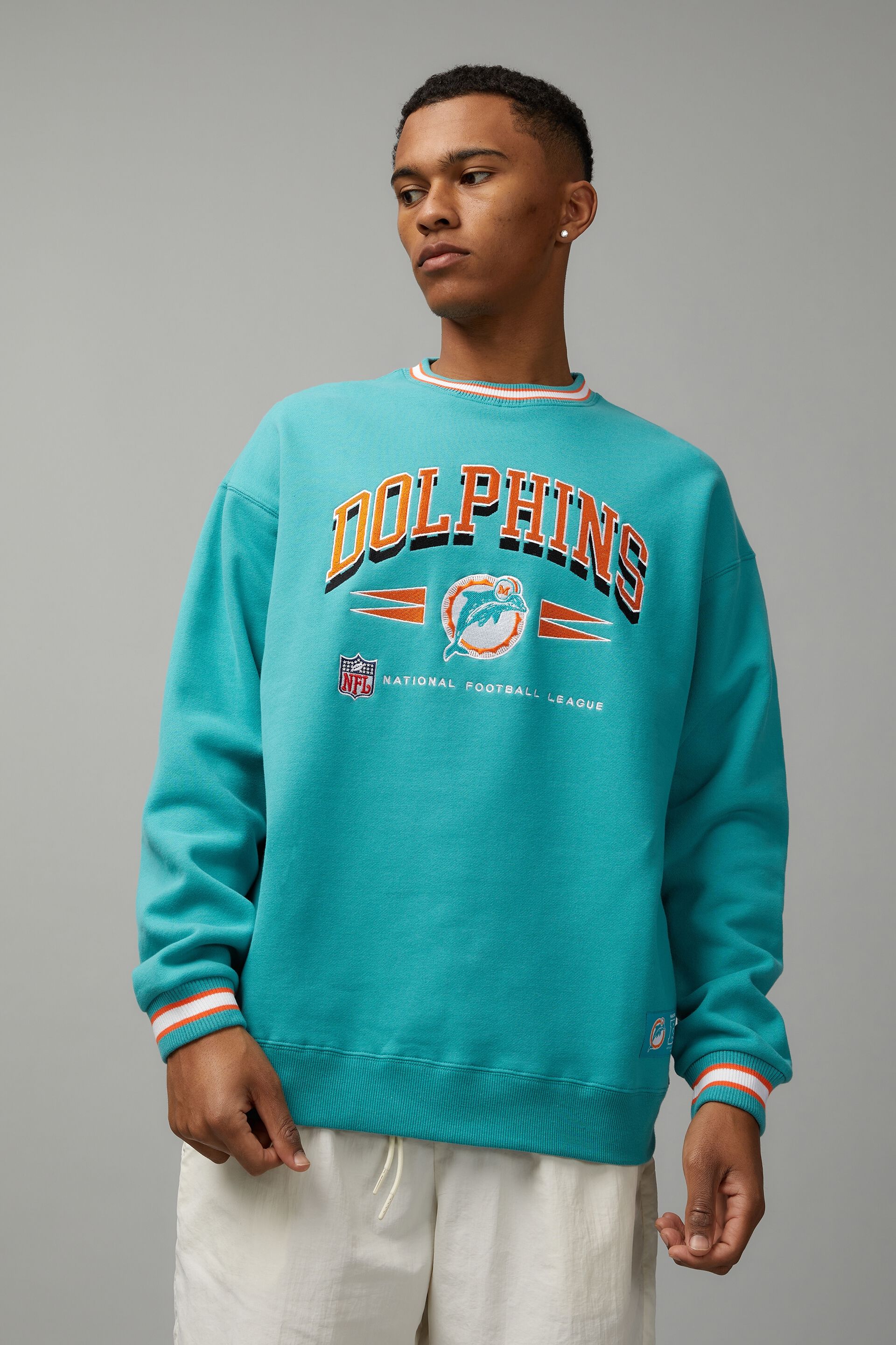 factorie oversized crew neck sweater